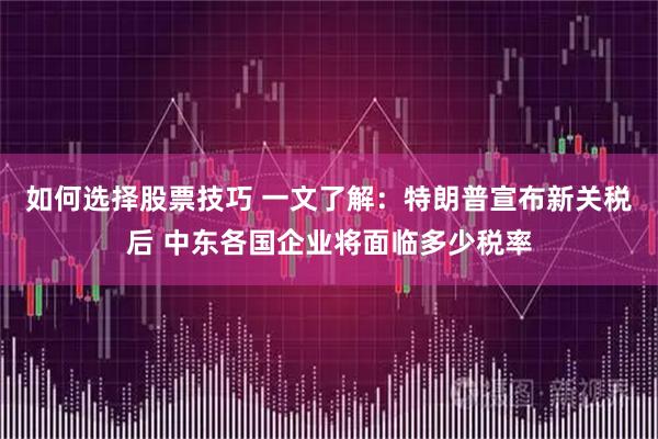 如何选择股票技巧 一文了解：特朗普宣布新关税后 中东各国企业将面临多少税率